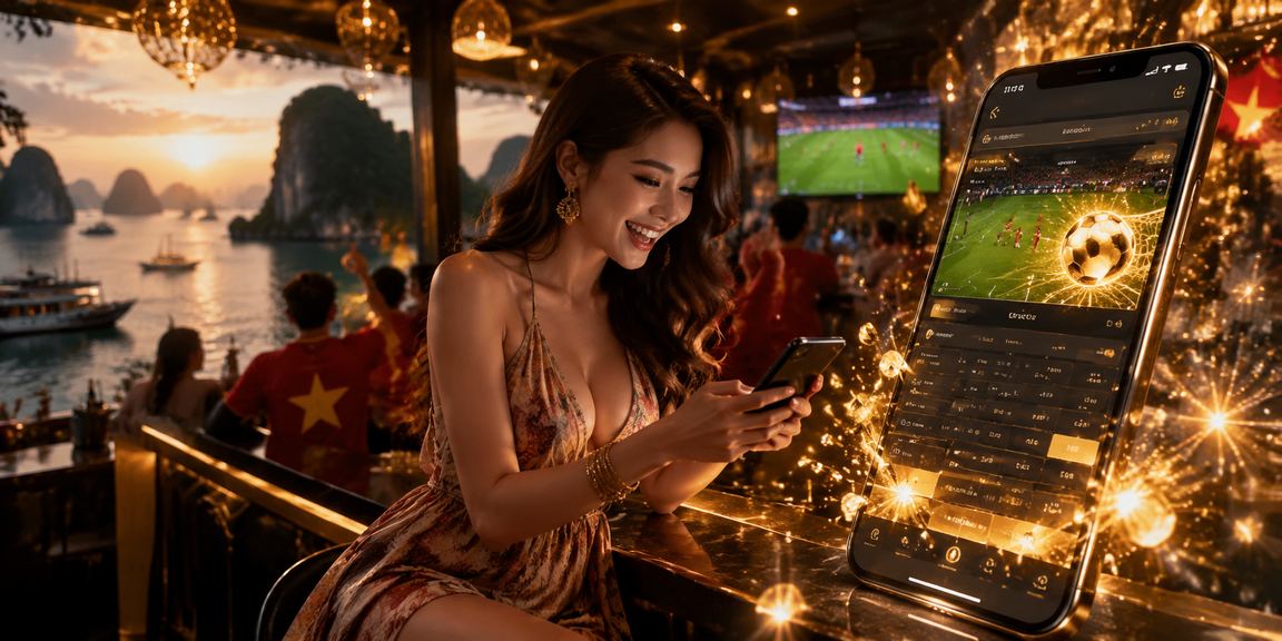 Nhóm bạn bè cùng xem bóng đá và đặt cược trực tuyến tại một quán cà phê ở Vũng Tàu
